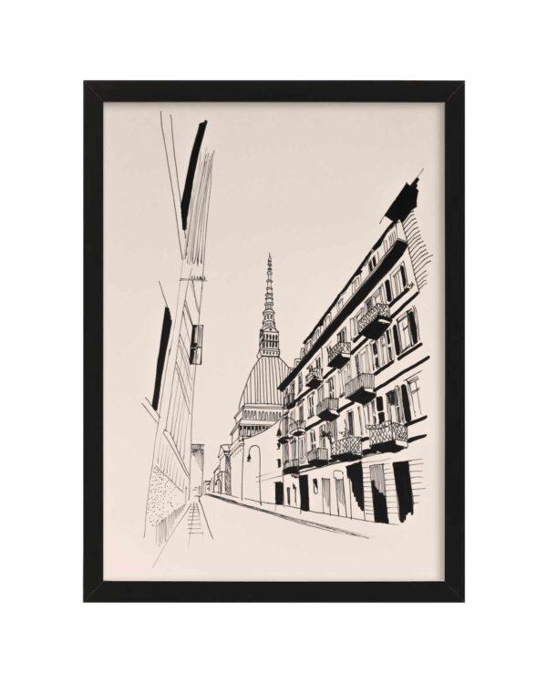 il quadro si intitola Torino#1 - Collezione CittART