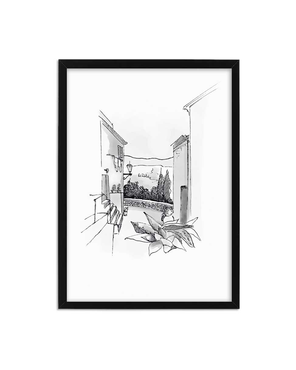 Quadro che raffigura Pienza